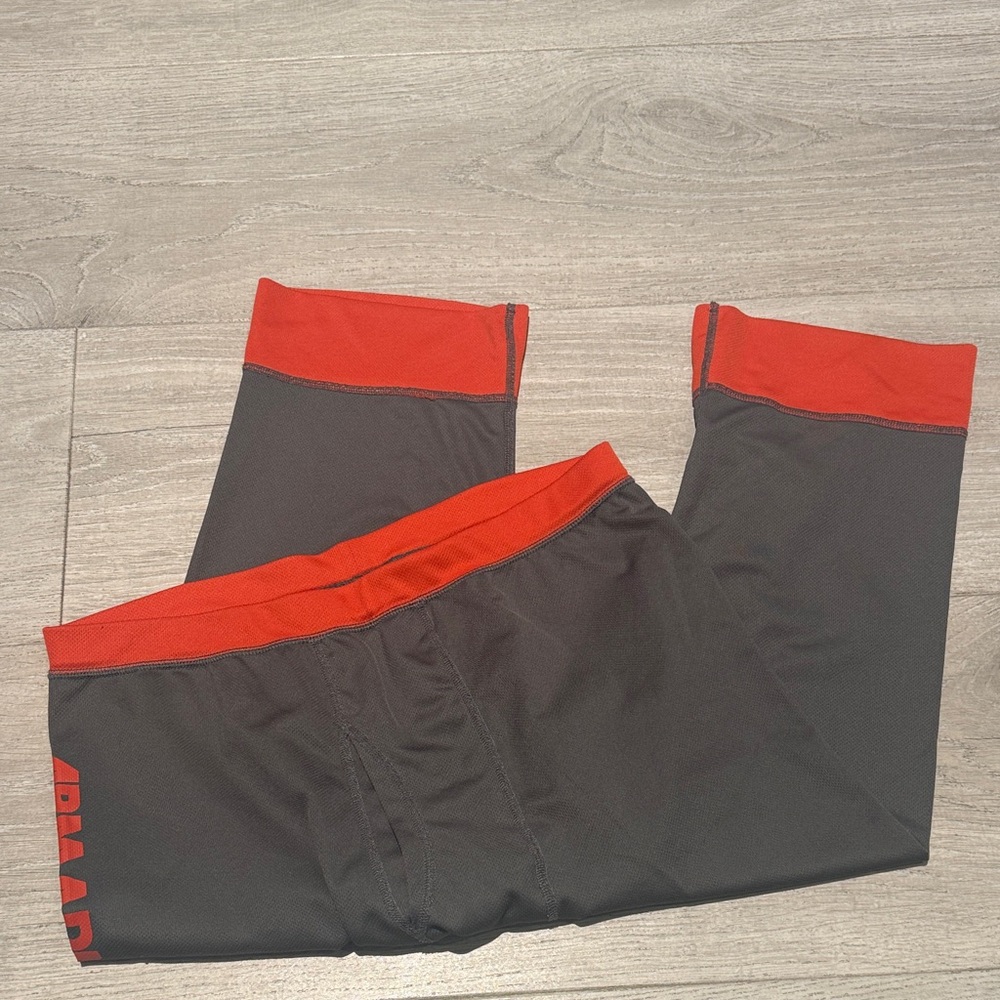 Armada Gray and Red Athletic Pants